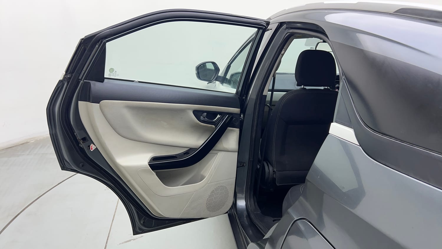 Used 2023 Tata Nexon XZA Plus Petrol Automatic interior LEFT REAR DOOR OPEN VIEW