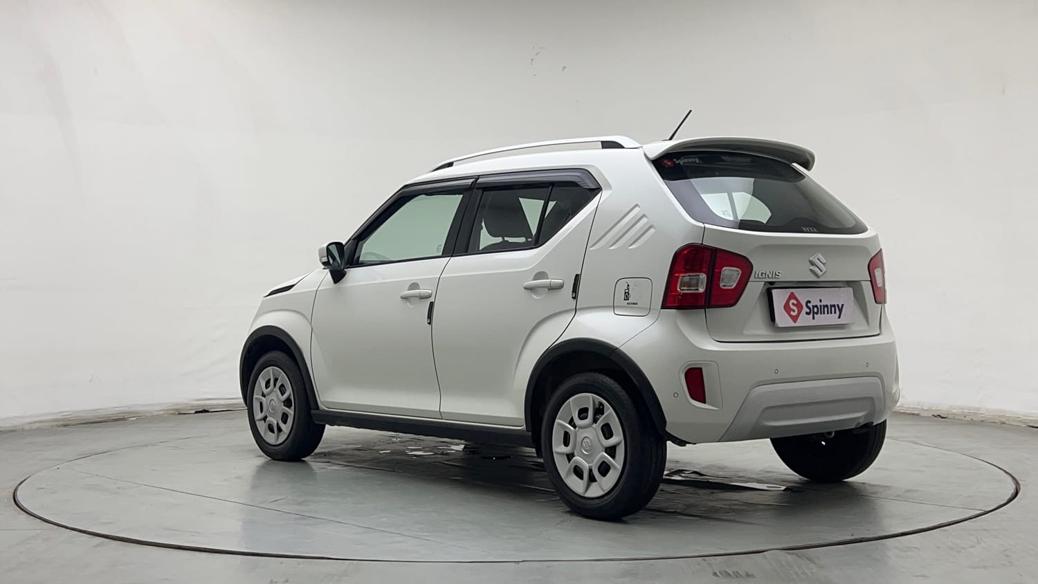 Used 2026 Maruti Suzuki Ignis Delta 1.2 MT Petrol Manual exterior LEFT REAR CORNER VIEW
