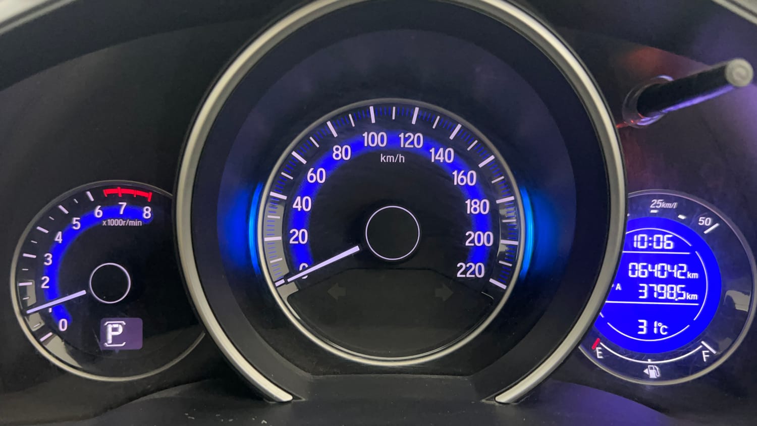 Used 2016 Honda Jazz V AT Petrol Petrol Automatic interior CLUSTERMETER VIEW