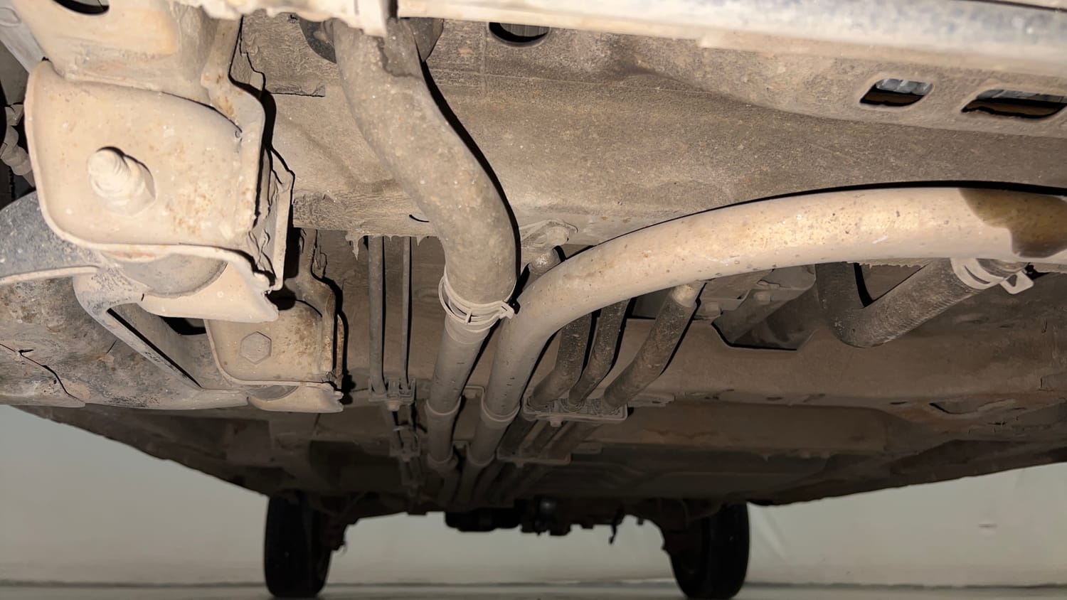 Used 2015 Tata Nano Twist XTA Petrol Automatic extra FRONT LEFT UNDERBODY VIEW