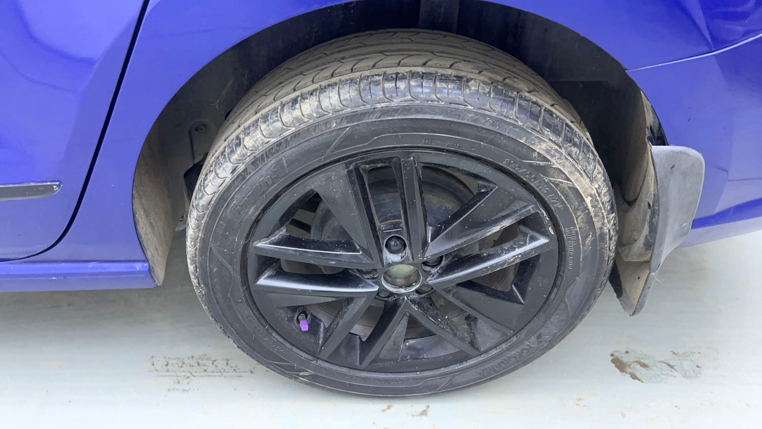Used 2020 Skoda Rapid Ambition Petrol Manual tyres LEFT REAR TYRE RIM VIEW