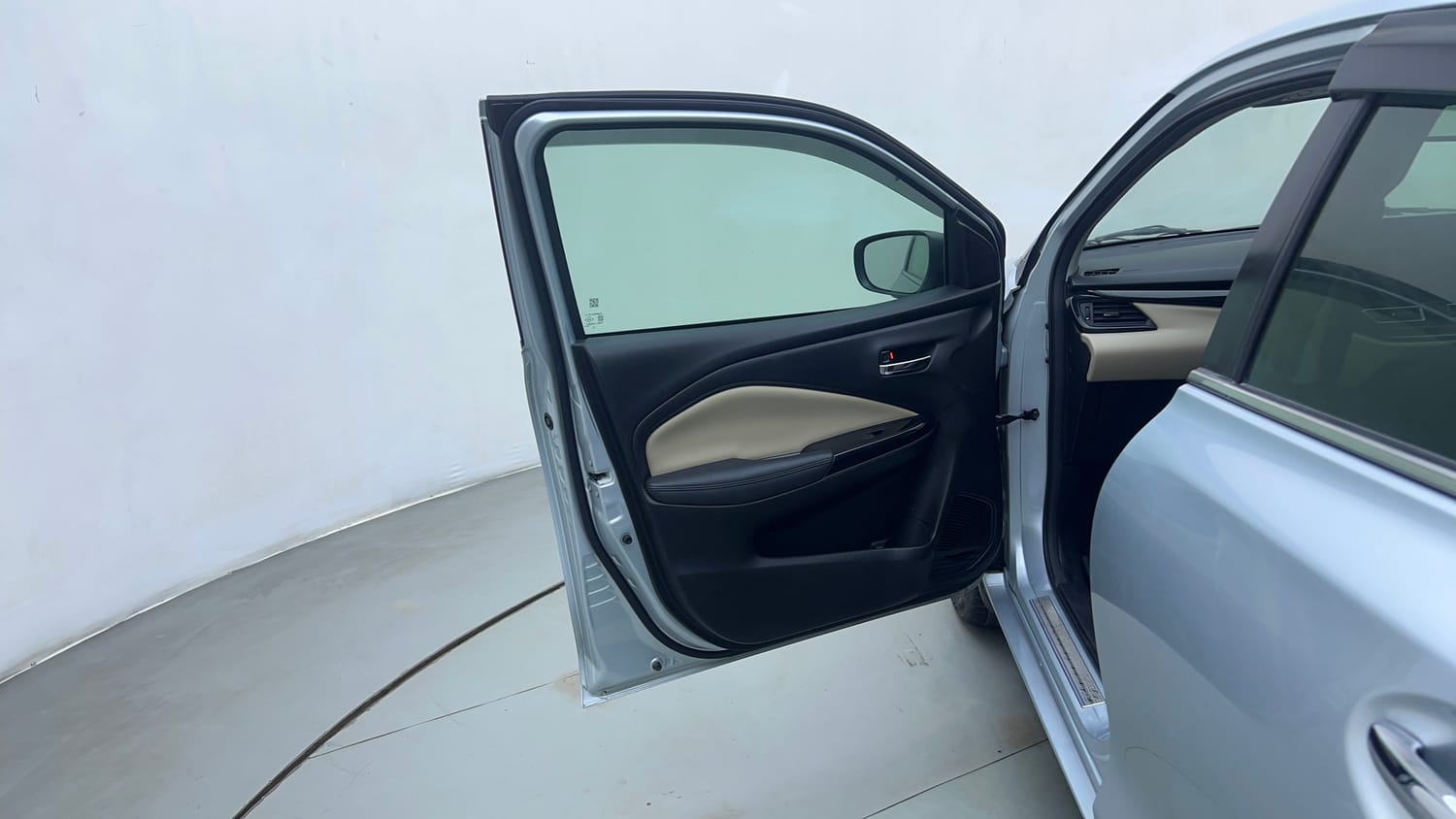 Used 2024 Toyota Glanza V Petrol Manual interior LEFT FRONT DOOR OPEN VIEW