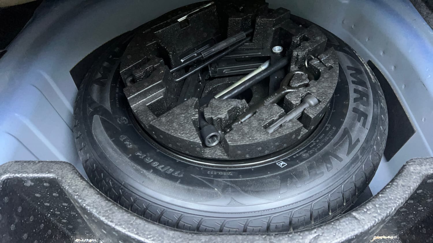 Used 2020 Skoda Rapid Ambition Petrol Manual tyres SPARE TYRE VIEW