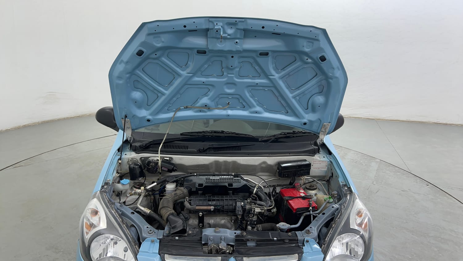 Used 2015 Maruti Suzuki Alto 800 Lxi Petrol Manual engine ENGINE & BONNET OPEN FRONT VIEW