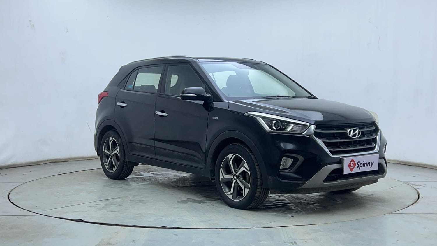 Used 2019 Hyundai Creta SX 1.6 AT Petrol Petrol Automatic exterior RIGHT FRONT CORNER VIEW