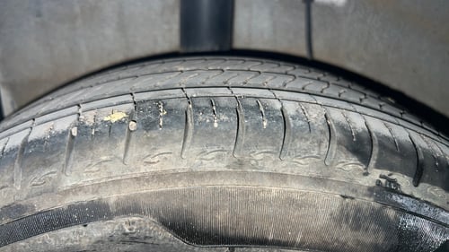 Used 2025 Hyundai Grand i10 Nios Asta 1.2 Kappa Petrol Manual tyres RIGHT REAR TYRE TREAD VIEW