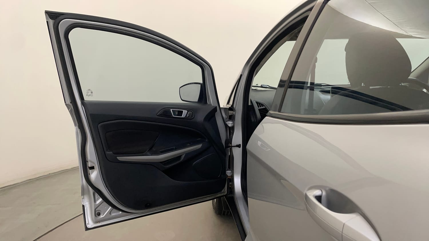 Used 2019 Ford EcoSport Titanium 1.5L TDCi Diesel Manual interior LEFT FRONT DOOR OPEN VIEW