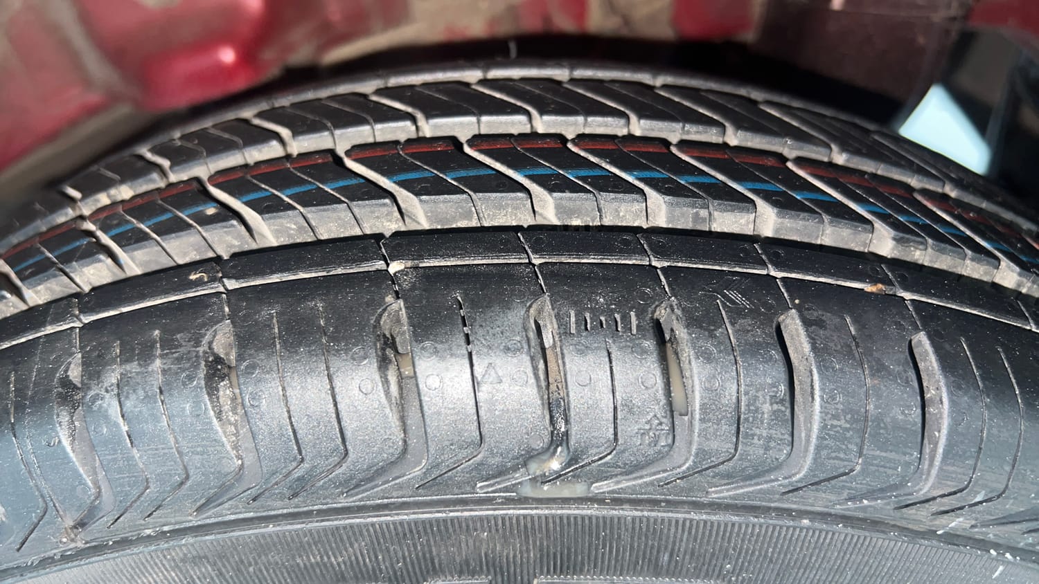 Used 2017 Hyundai Eon Era +  CNG (Outside Fitted) Cng Manual tyres LEFT REAR TYRE TREAD VIEW