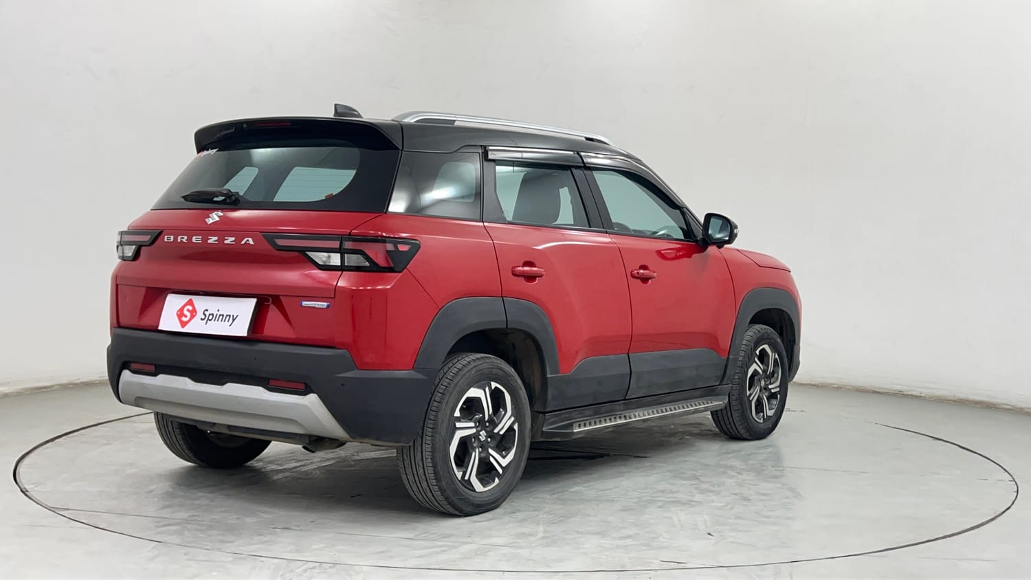 Used 2022 Maruti Suzuki Brezza Zxi Plus AT Dual Tone Petrol Automatic exterior RIGHT REAR CORNER VIEW