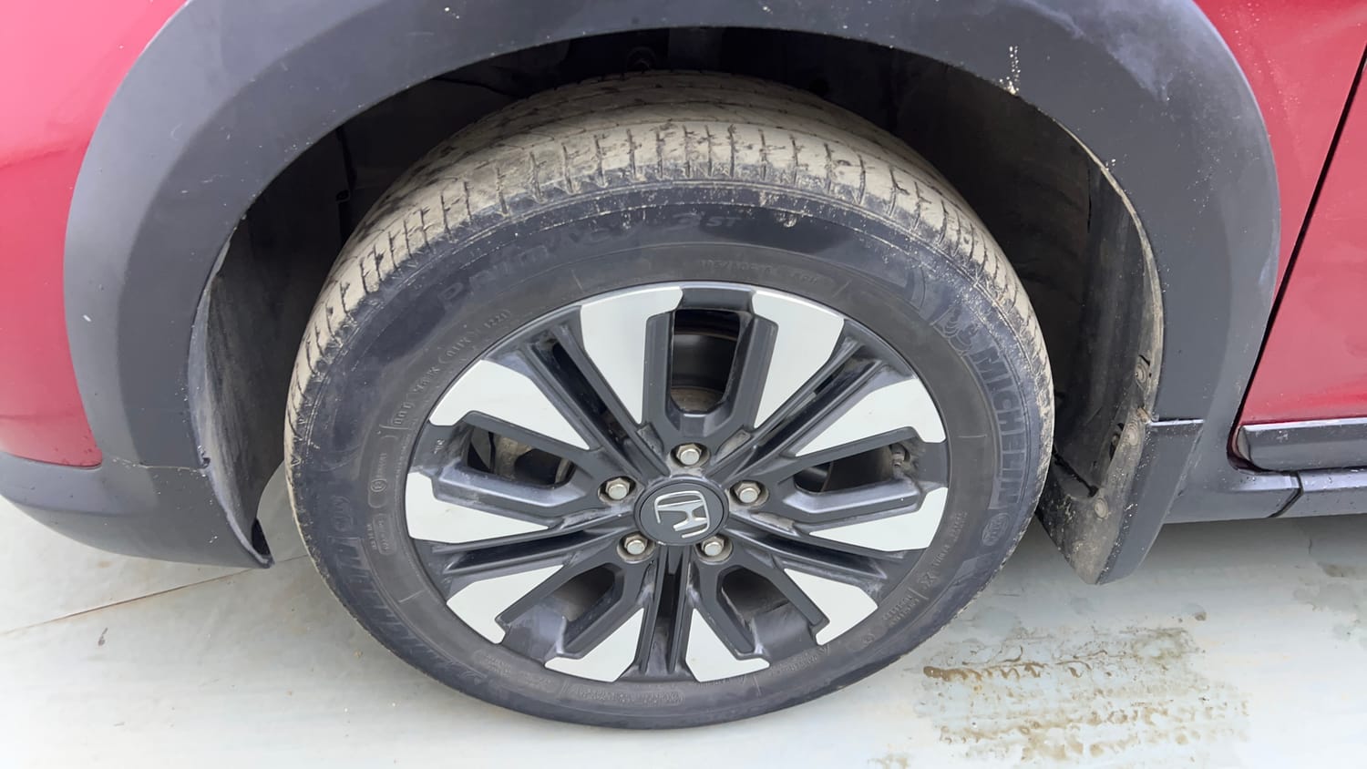 Used 2021 Honda WR-V VX MT Diesel Diesel Manual tyres LEFT FRONT TYRE RIM VIEW