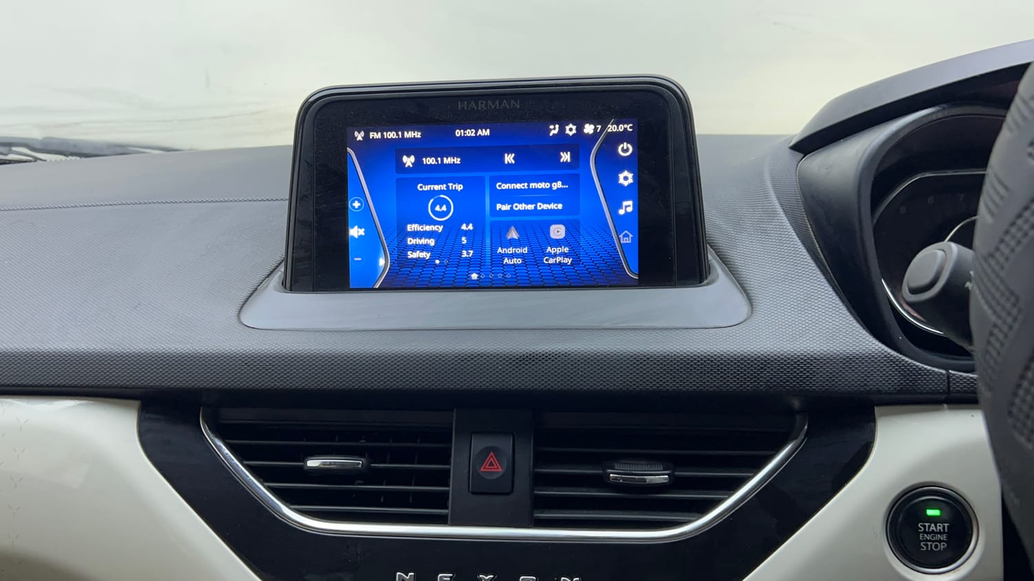 Used 2023 Tata Nexon XZA Plus Petrol Automatic top_features Touch screen infotainment system