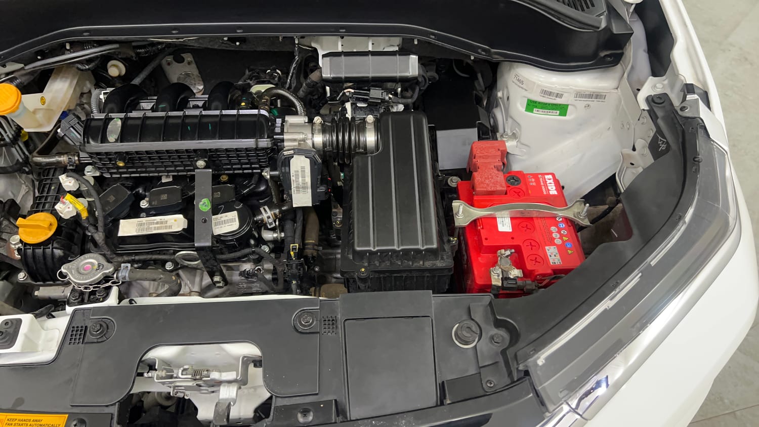 Used 2025 Tata Punch Creative Plus AMT Petrol Automatic engine ENGINE LEFT SIDE VIEW