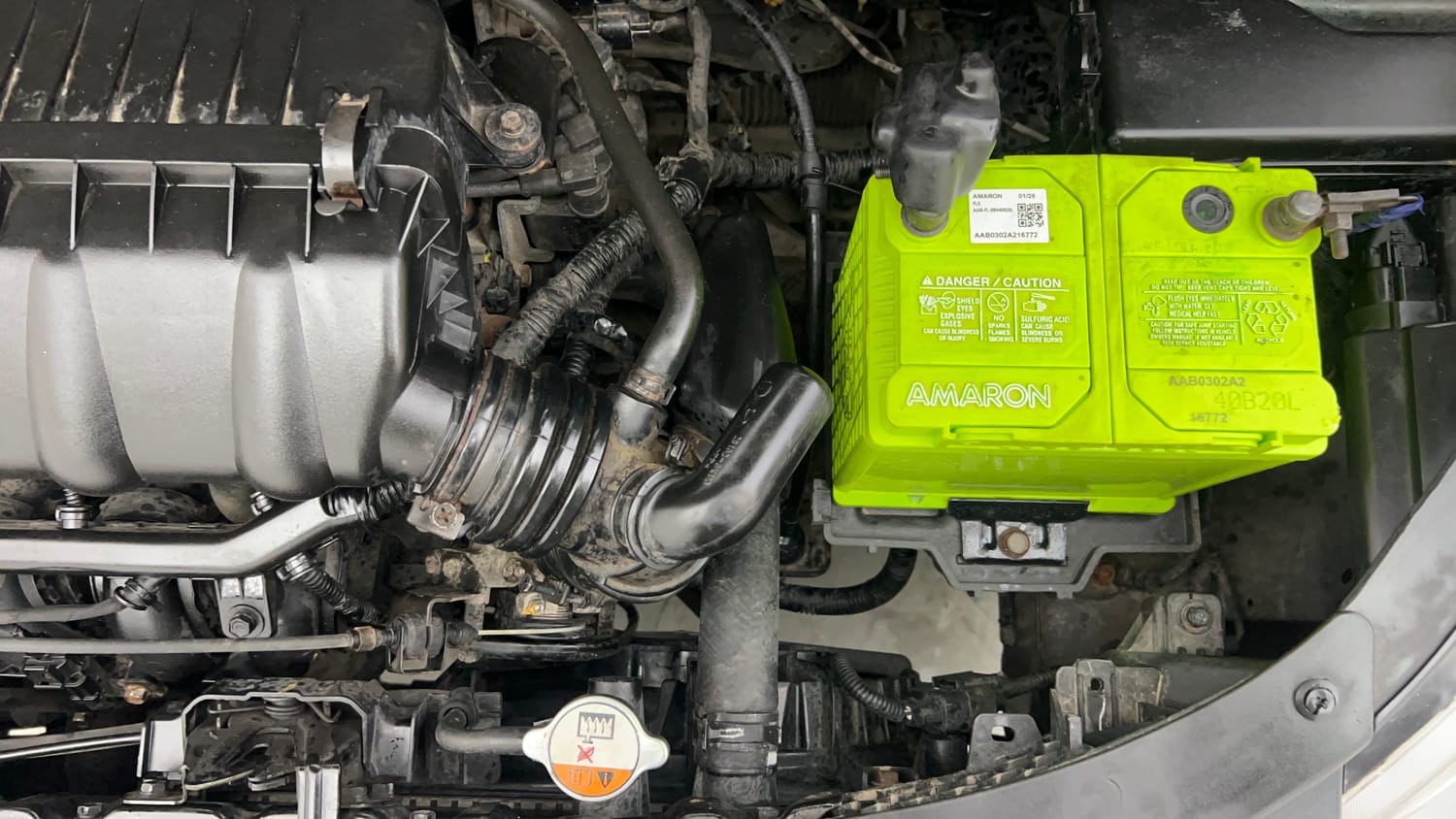 Used 2013 Hyundai i10 1.1L iRDE Magna Special Edition Petrol Manual engine ENGINE LEFT SIDE VIEW