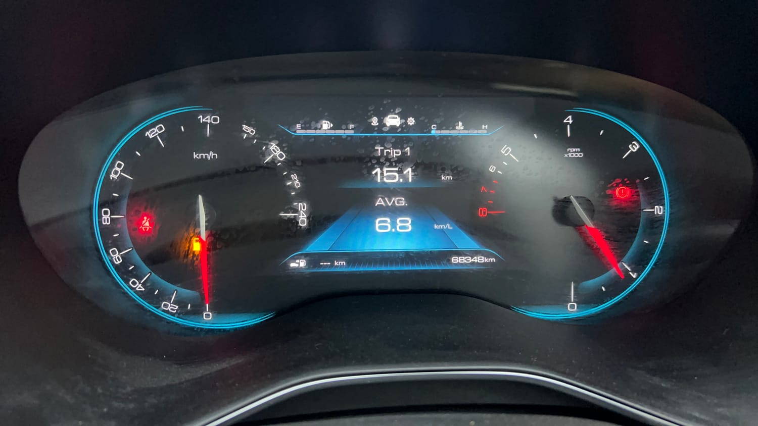Used 2022 MG Motors Hector Sharp 2.0 Diesel Turbo MT Diesel Manual interior CLUSTERMETER VIEW