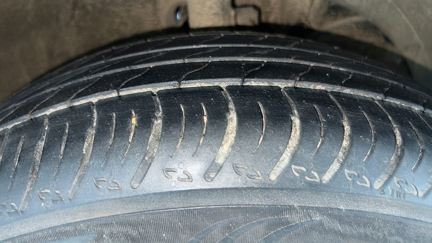 Used 2026 Maruti Suzuki XL6 Zeta MT Petrol Petrol Manual tyres RIGHT FRONT TYRE TREAD VIEW