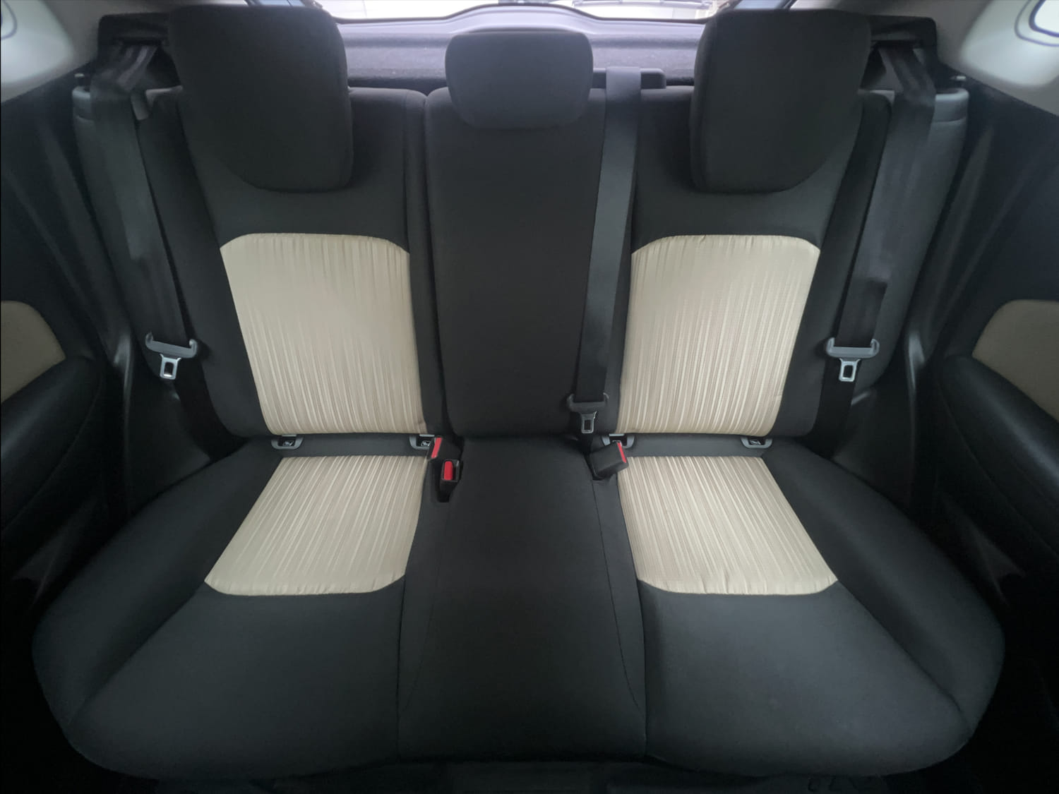 Used 2024 Toyota Glanza V Petrol Manual interior REAR SEAT CONDITION VIEW
