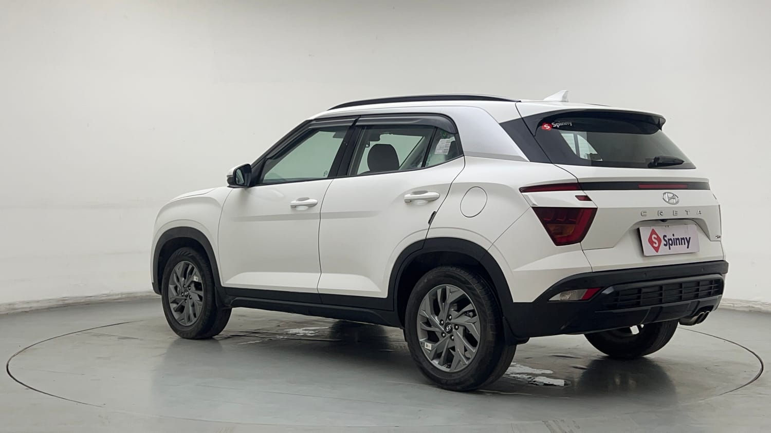 Used 2021 Hyundai Creta SX (O) 1.4 Turbo 7 DCT Petrol Automatic exterior LEFT REAR CORNER VIEW