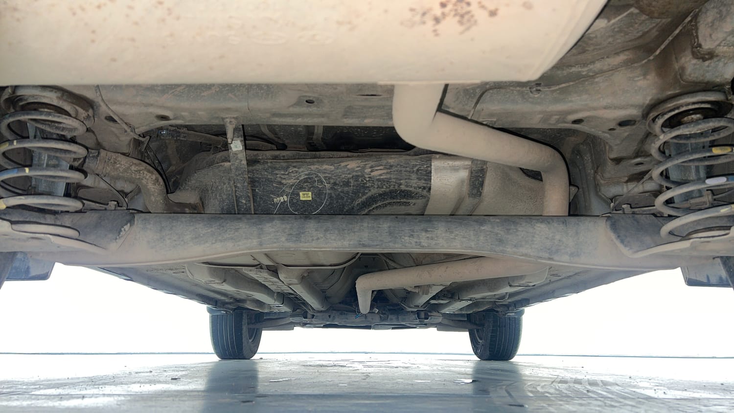 Used 2022 Hyundai Creta EX 1.5 Diesel Diesel Manual extra REAR UNDERBODY VIEW (TAKEN FROM REAR)