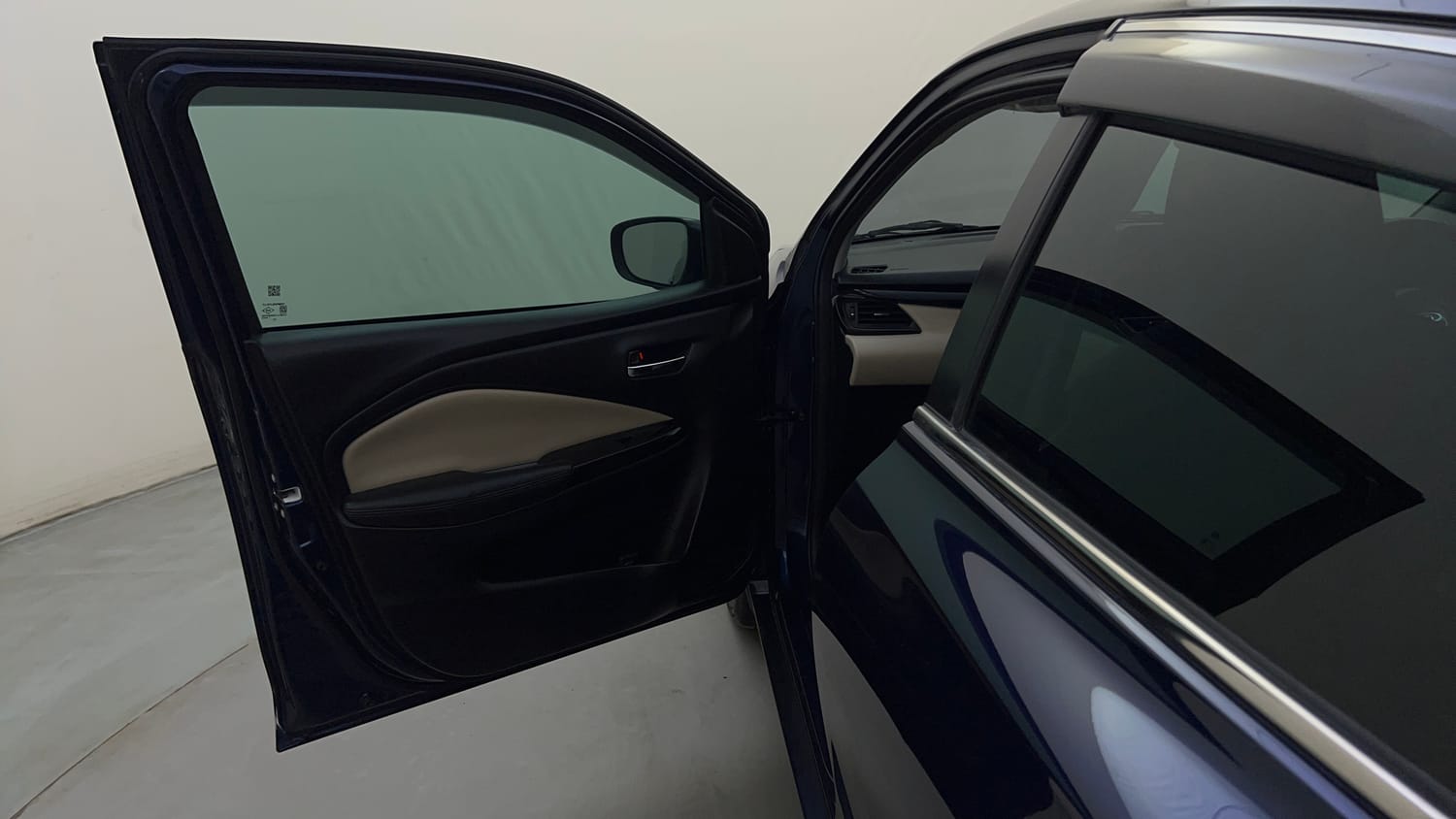 Used 2024 Toyota Glanza V AMT Petrol Automatic interior LEFT FRONT DOOR OPEN VIEW