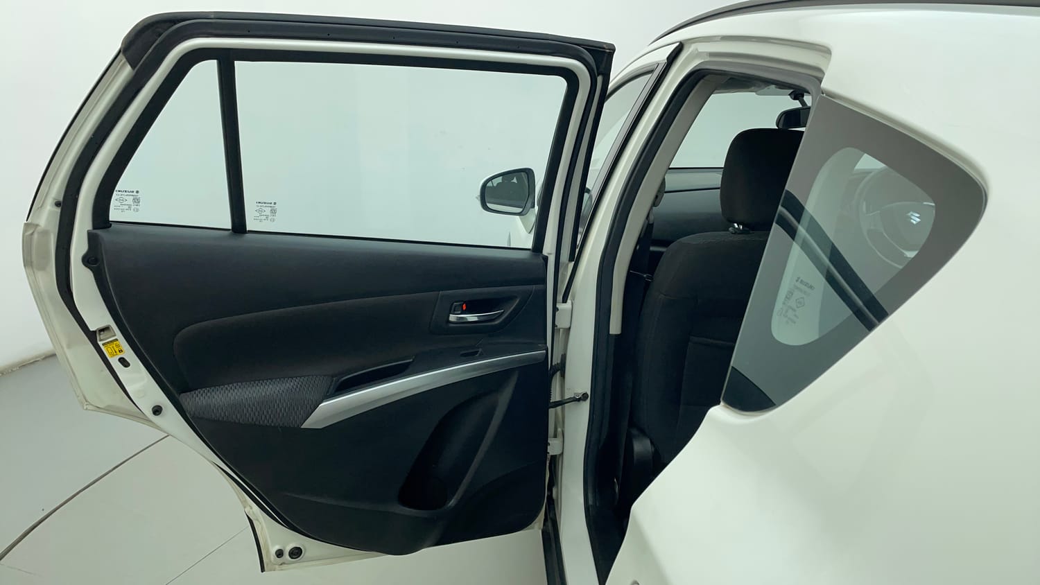 Used 2021 Maruti Suzuki S-Cross Zeta AT Petrol Automatic interior LEFT REAR DOOR OPEN VIEW