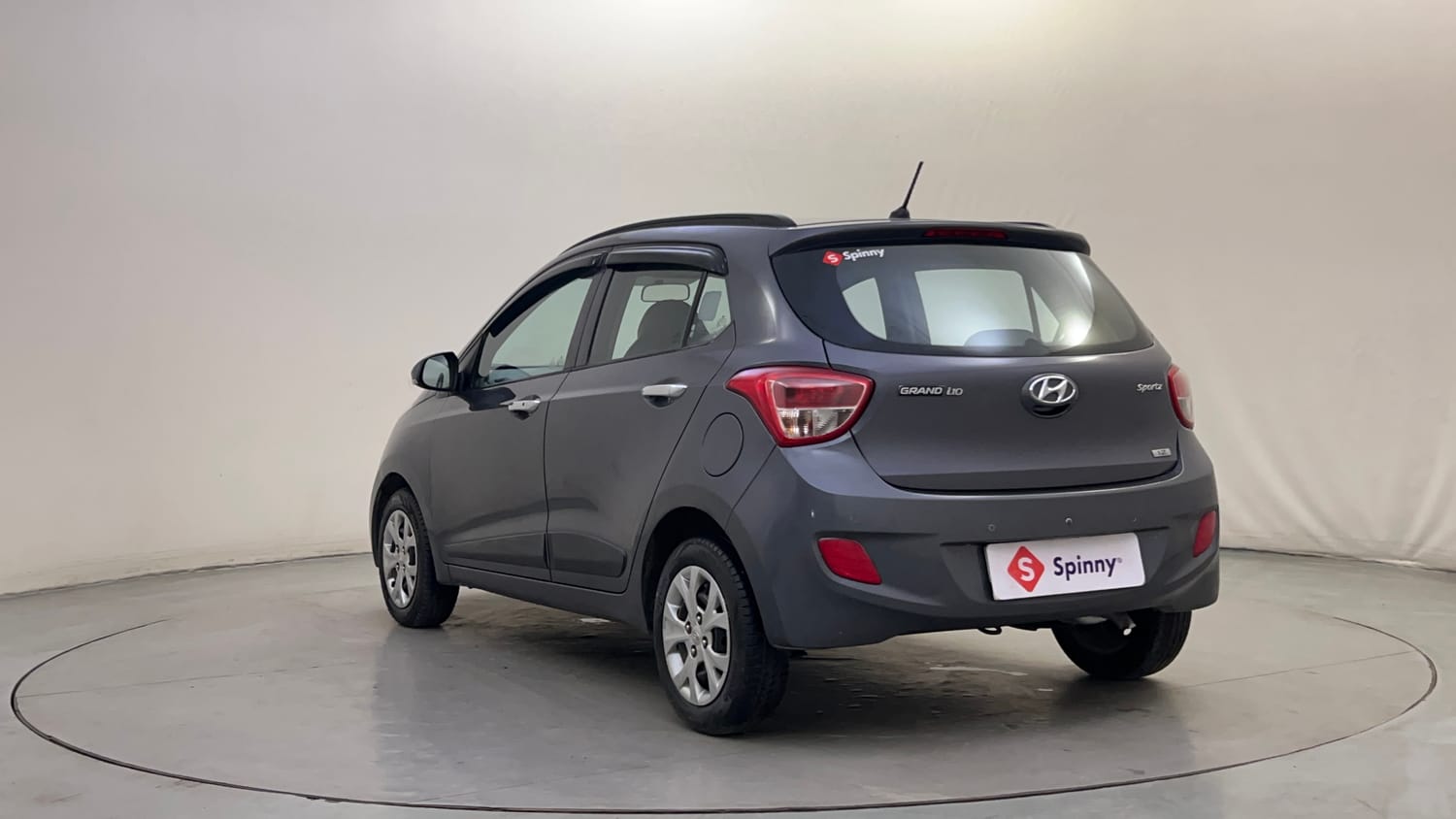 Used 2014 Hyundai Grand i10 Sportz 1.2 Kappa VTVT Petrol Manual exterior LEFT REAR CORNER VIEW