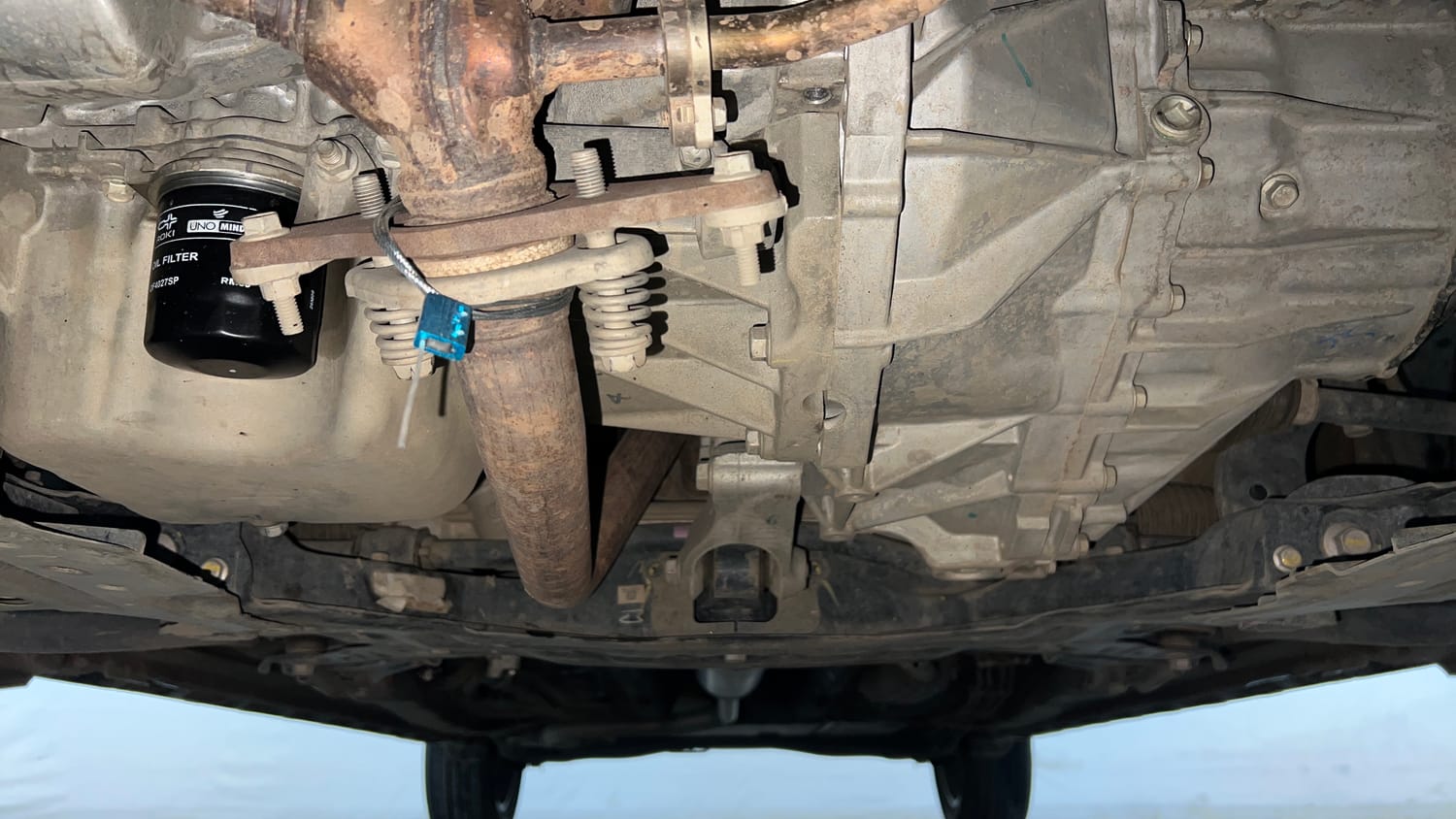 Used 2026 Maruti Suzuki XL6 Zeta MT Petrol Petrol Manual extra FRONT LEFT UNDERBODY VIEW