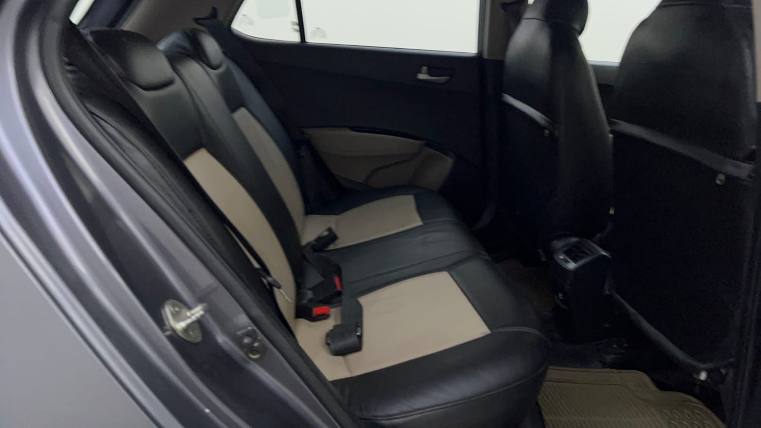 Used 2014 Hyundai Grand i10 Sportz 1.2 Kappa VTVT Petrol Manual interior RIGHT SIDE REAR DOOR CABIN VIEW