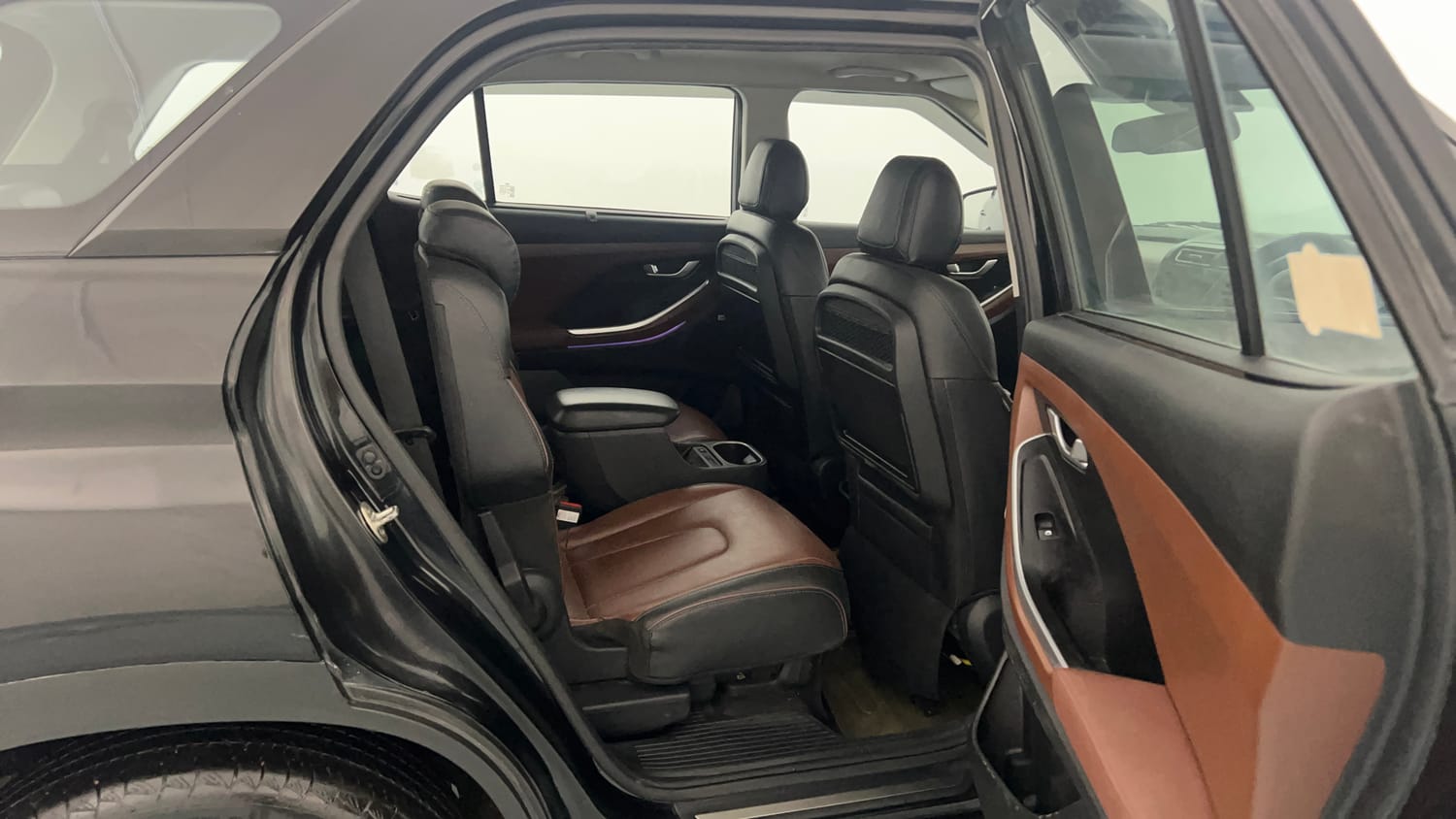 Used 2021 Hyundai Alcazar Signature (O) 6 STR 1.5 Diesel AT Diesel Automatic interior RIGHT SIDE REAR DOOR CABIN VIEW