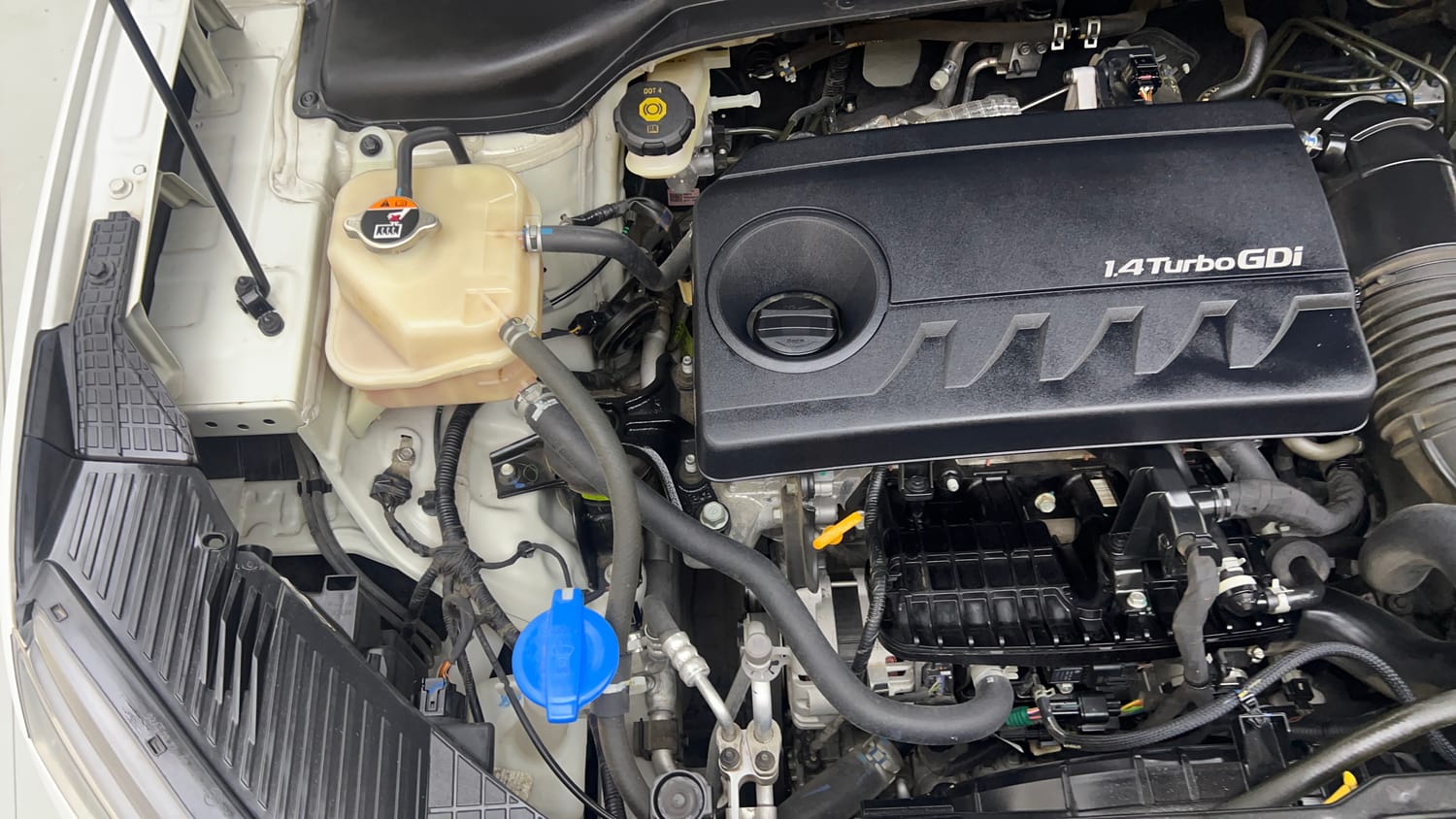 Used 2021 Hyundai Creta SX (O) 1.4 Turbo 7 DCT Petrol Automatic engine ENGINE RIGHT SIDE VIEW