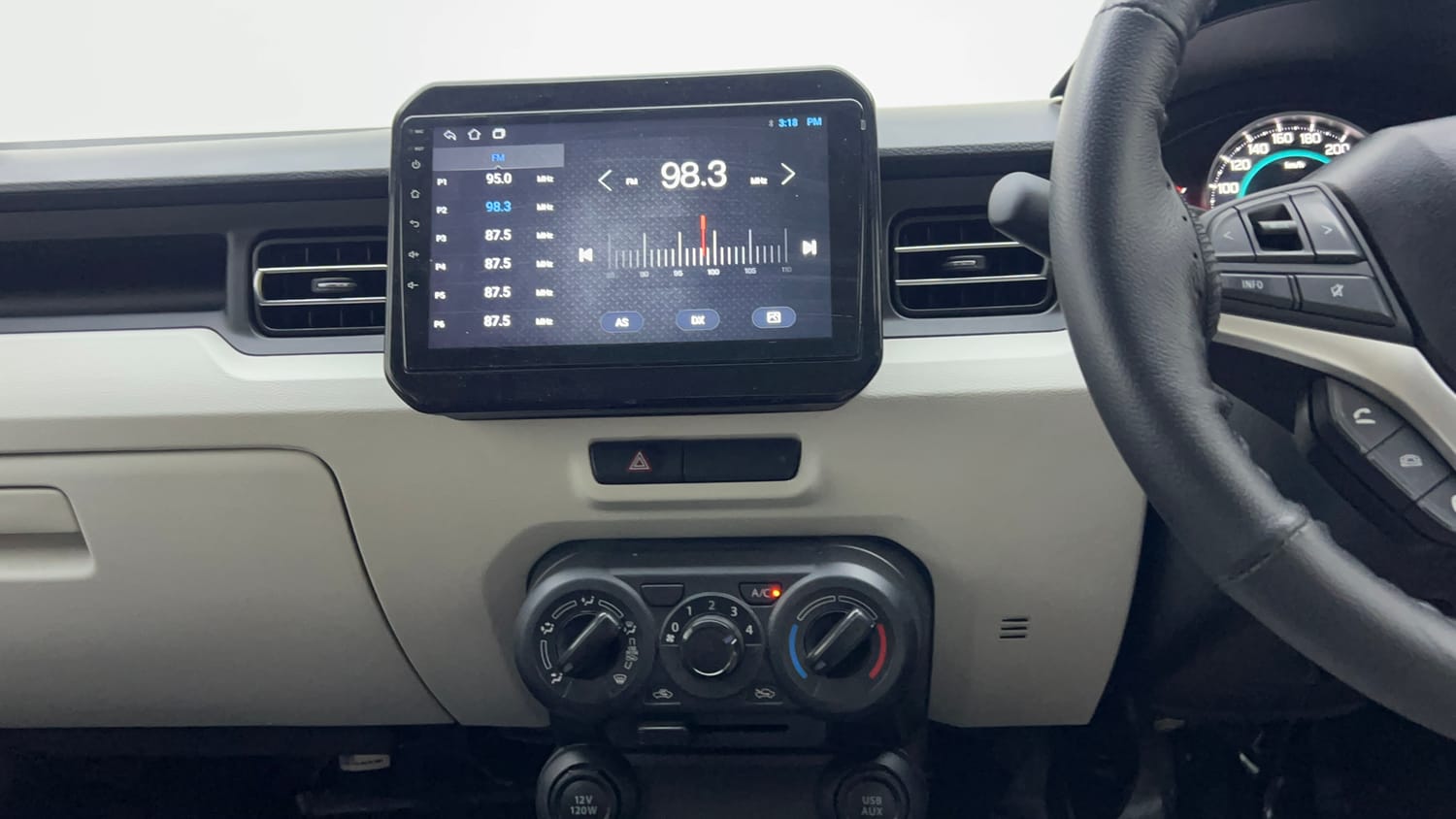 Used 2026 Maruti Suzuki Ignis Delta 1.2 MT Petrol Manual interior MUSIC SYSTEM & AC CONTROL VIEW