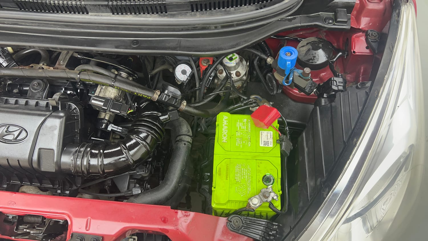 Used 2017 Hyundai Eon Era +  CNG (Outside Fitted) Cng Manual engine ENGINE LEFT SIDE VIEW