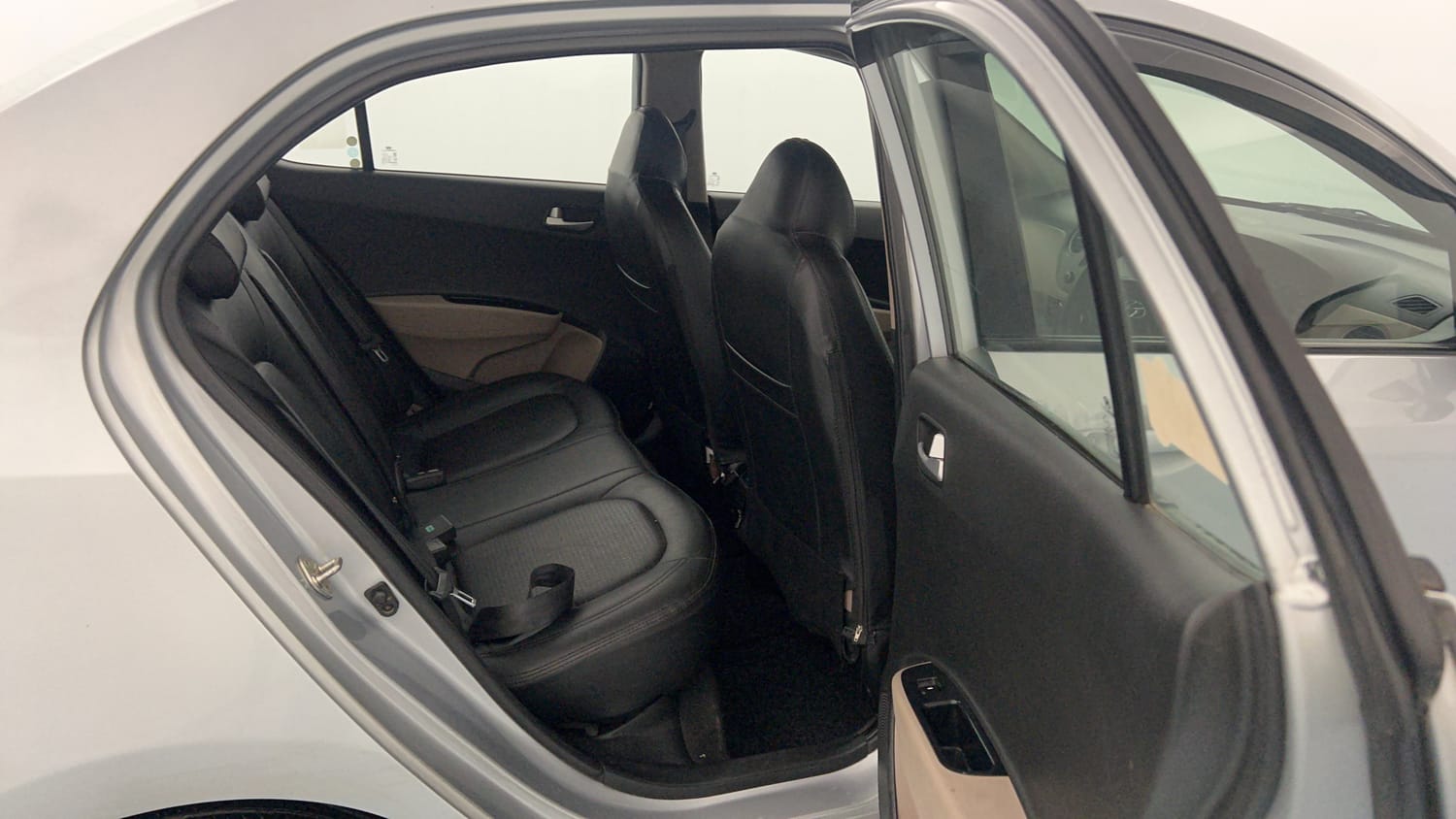 Used 2019 Hyundai Xcent SX Petrol Manual interior RIGHT SIDE REAR DOOR CABIN VIEW