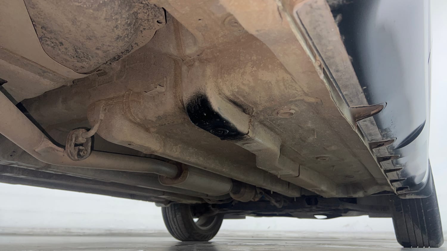 Used 2021 Hyundai Creta SX (O) 1.4 Turbo 7 DCT Petrol Automatic extra REAR RIGHT UNDERBODY VIEW