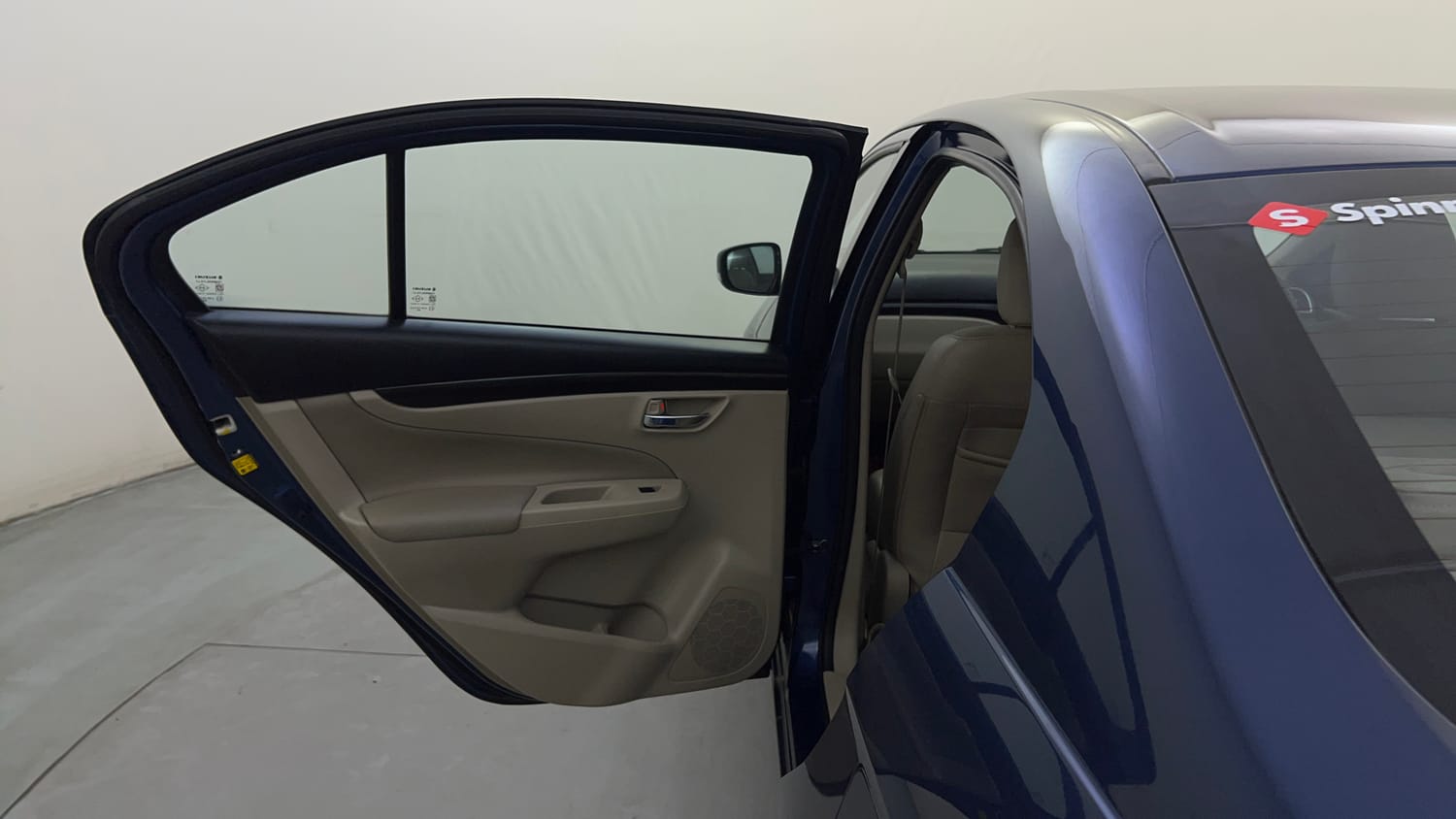 Used 2018 Maruti Suzuki Ciaz Zeta 1.4 MT Petrol Manual interior LEFT REAR DOOR OPEN VIEW