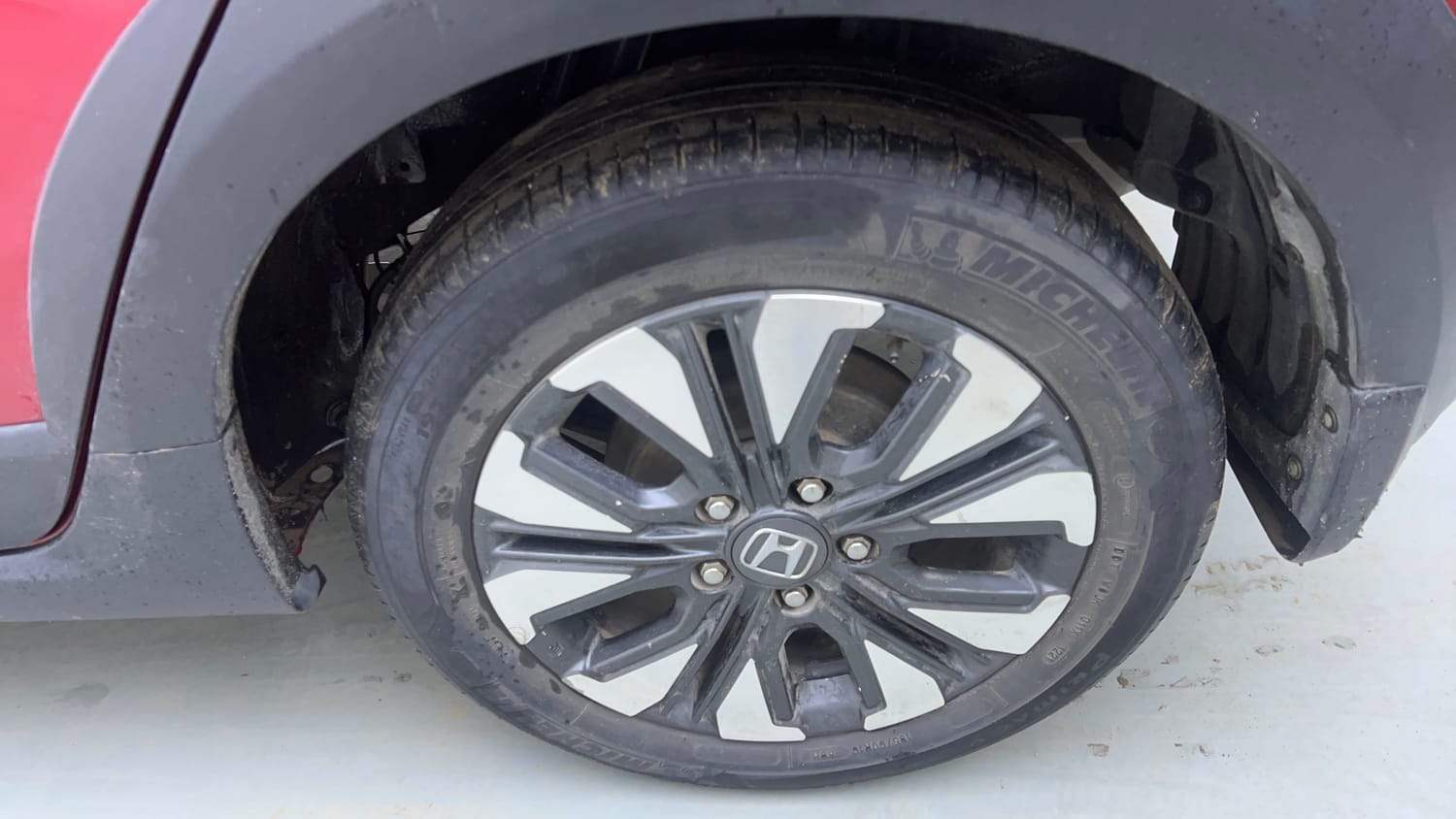 Used 2021 Honda WR-V VX MT Diesel Diesel Manual tyres LEFT REAR TYRE RIM VIEW