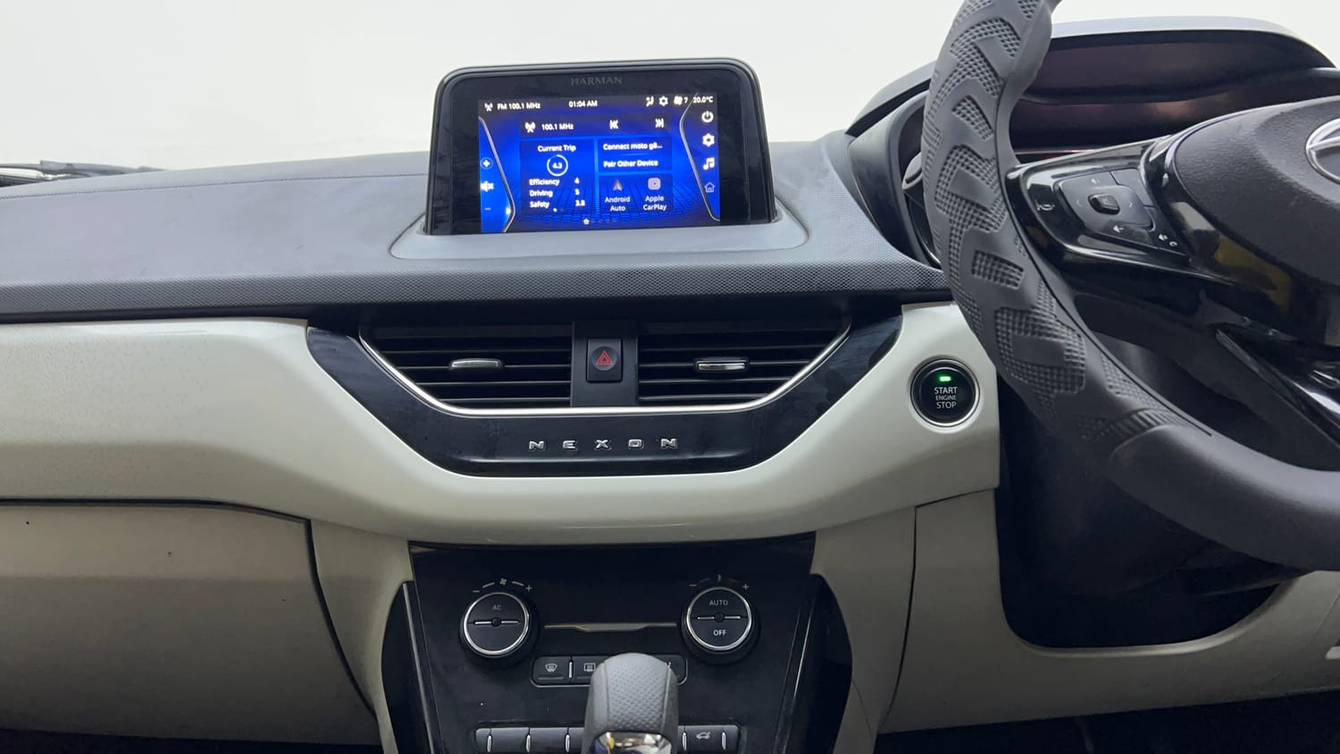 Used 2023 Tata Nexon XZA Plus Petrol Automatic interior MUSIC SYSTEM & AC CONTROL VIEW
