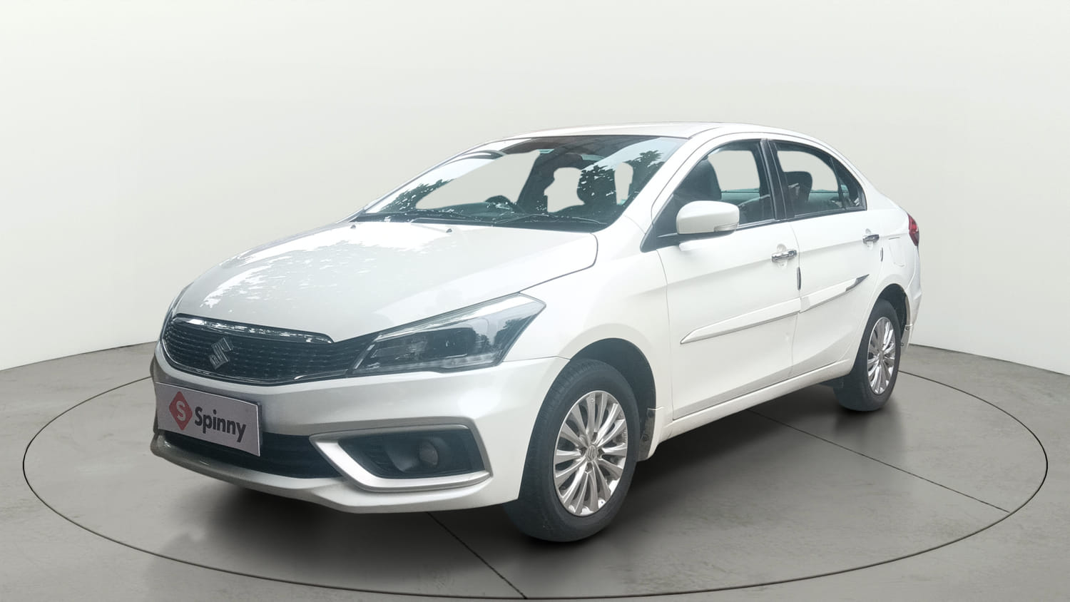 Used 2023 Maruti Suzuki Ciaz Zeta 1.5 Petrol Manual exterior LEFT FRONT CORNER VIEW