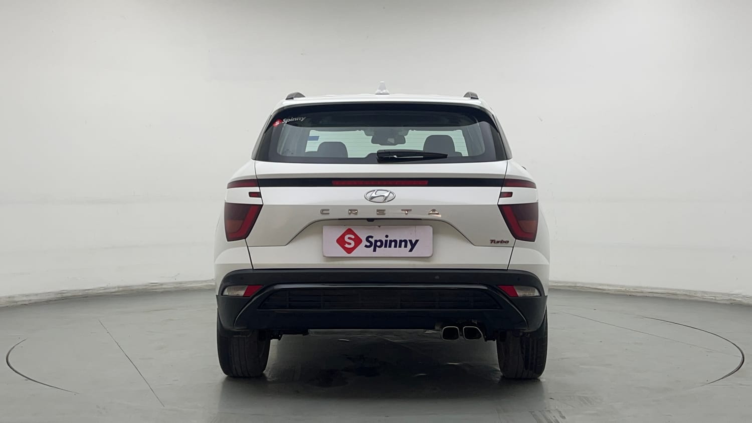 Used 2021 Hyundai Creta SX (O) 1.4 Turbo 7 DCT Petrol Automatic exterior BACK VIEW