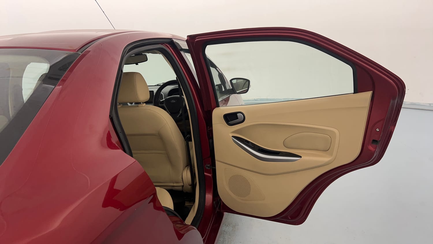 Used 2019 Ford Figo Aspire Trend Plus 1.2 Ti-VCT Petrol Manual interior RIGHT REAR DOOR OPEN VIEW