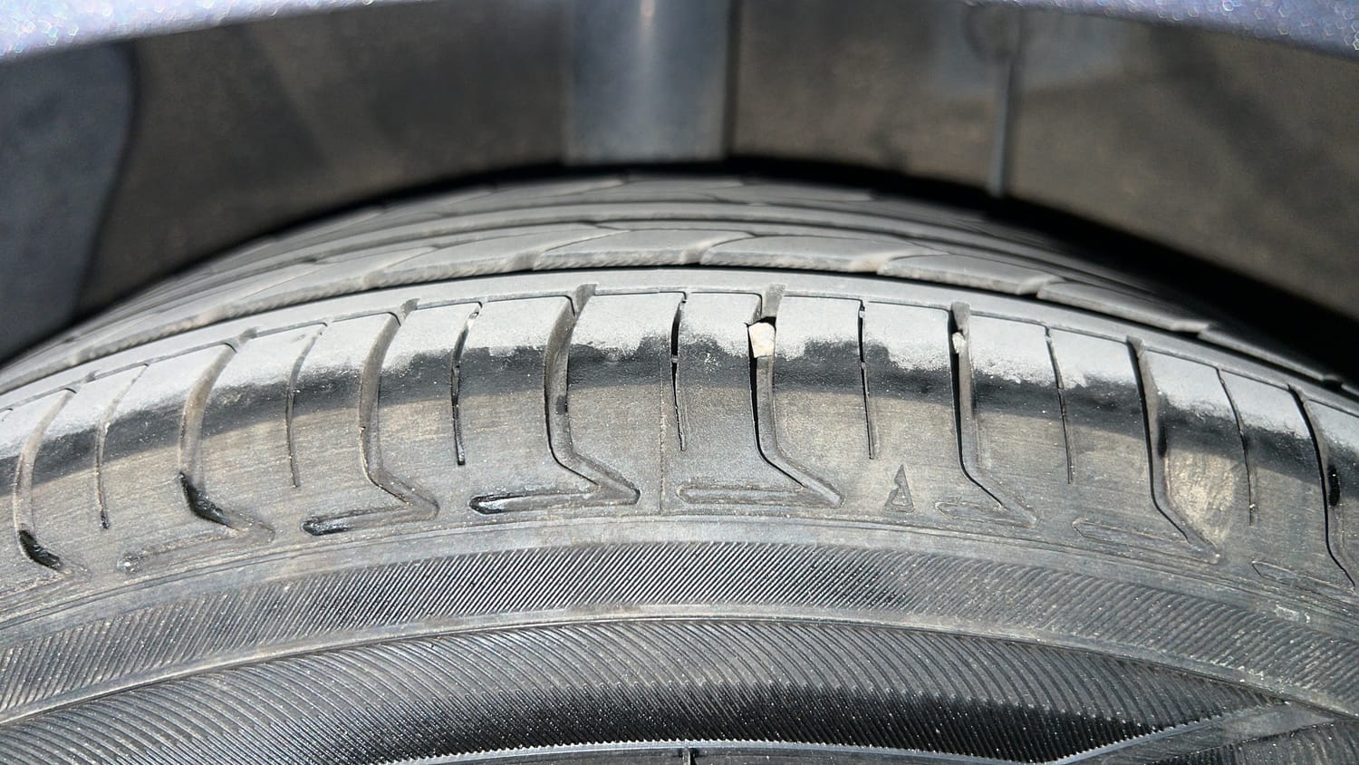 Used 2018 Hyundai Xcent SX (O) Petrol Manual tyres RIGHT REAR TYRE TREAD VIEW