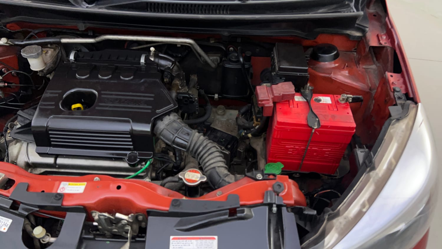 Used 2015 Maruti Suzuki Celerio VXi AMT Petrol Automatic engine ENGINE LEFT SIDE VIEW