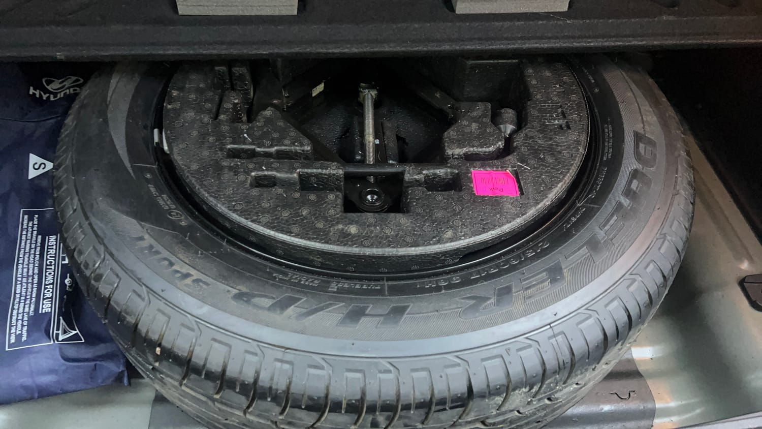 Used 2019 Hyundai Creta SX 1.6 AT Petrol Petrol Automatic tyres SPARE TYRE VIEW