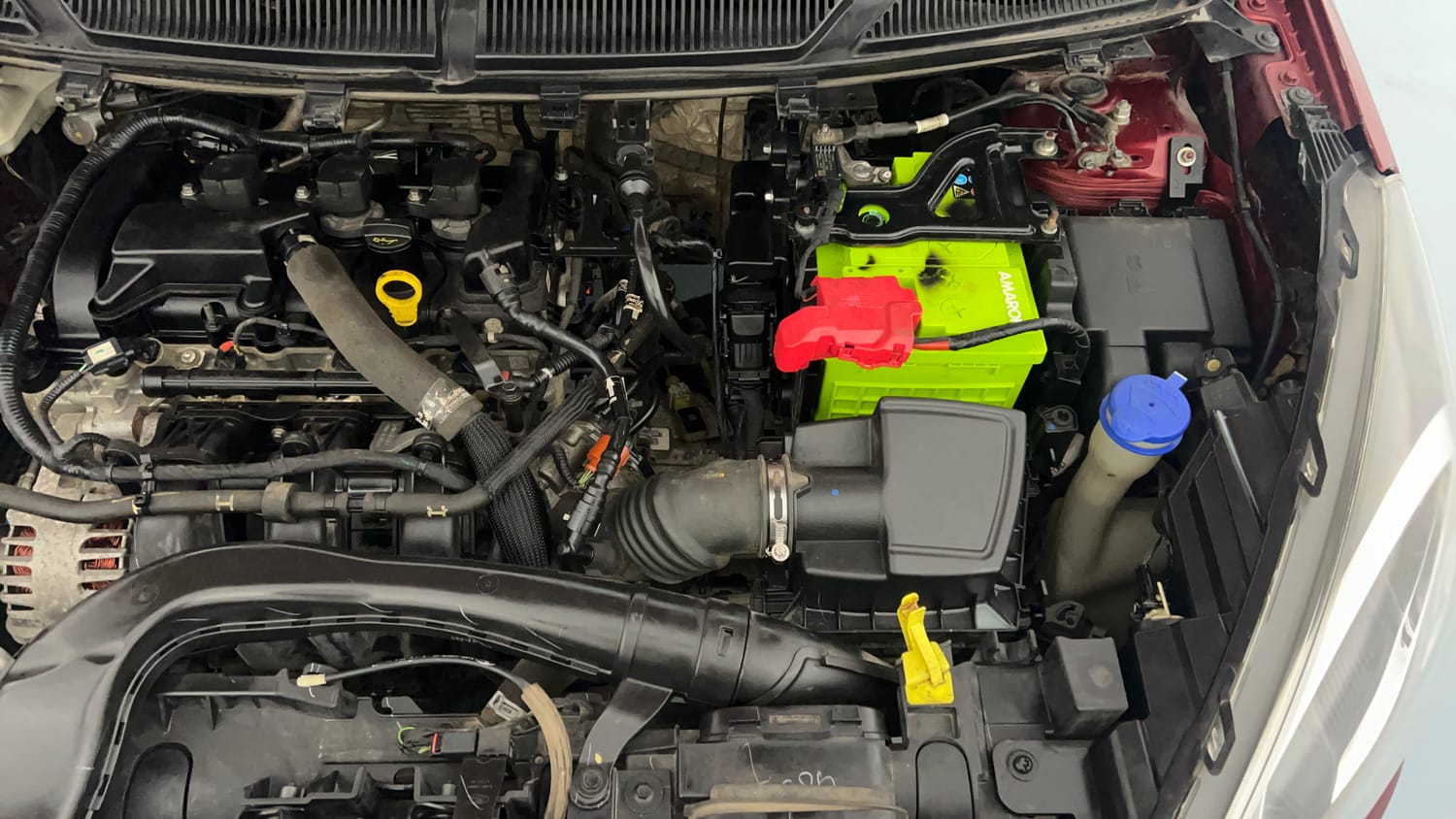 Used 2019 Ford Figo Aspire Trend Plus 1.2 Ti-VCT Petrol Manual engine ENGINE LEFT SIDE VIEW