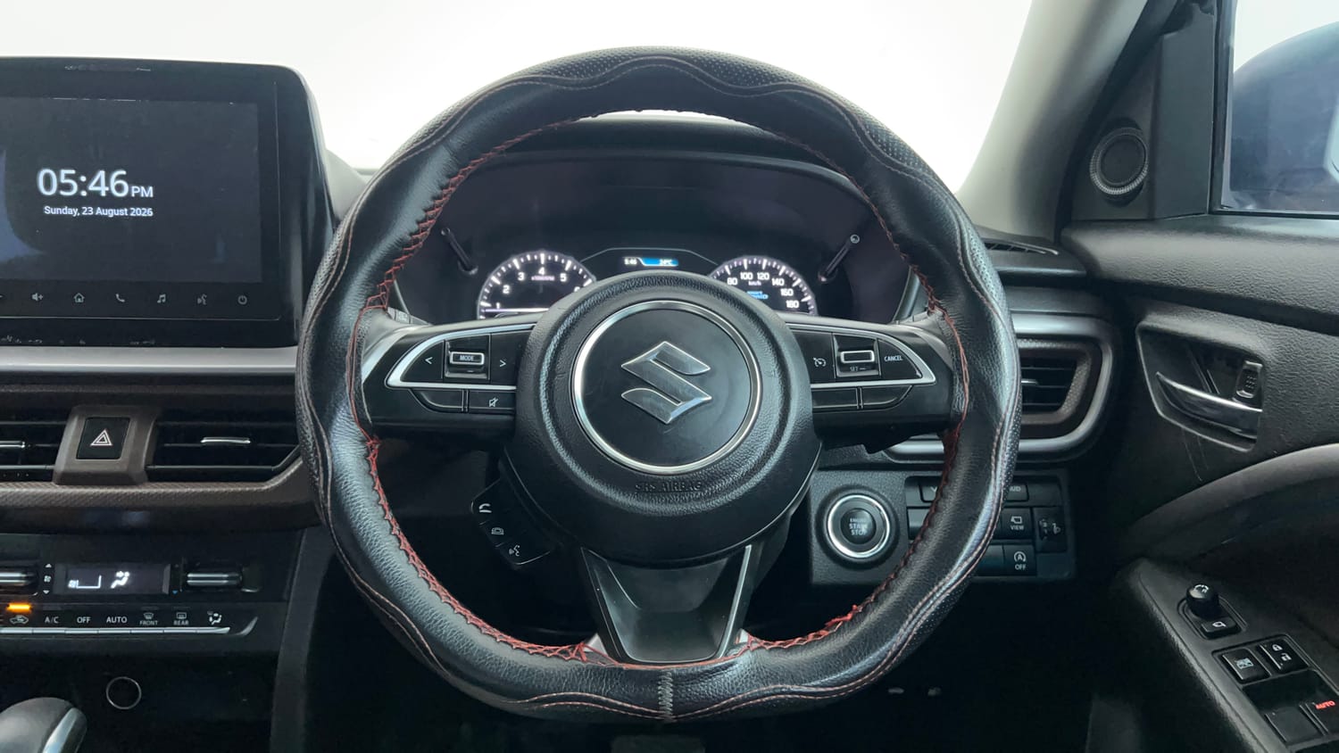 Used 2022 Maruti Suzuki Brezza Zxi Plus AT Dual Tone Petrol Automatic interior STEERING VIEW