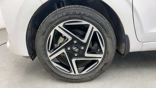 Used 2025 Hyundai Grand i10 Nios Asta 1.2 Kappa Petrol Manual tyres LEFT FRONT TYRE RIM VIEW