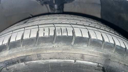 Used 2025 Hyundai Grand i10 Nios Asta 1.2 Kappa Petrol Manual tyres RIGHT FRONT TYRE TREAD VIEW
