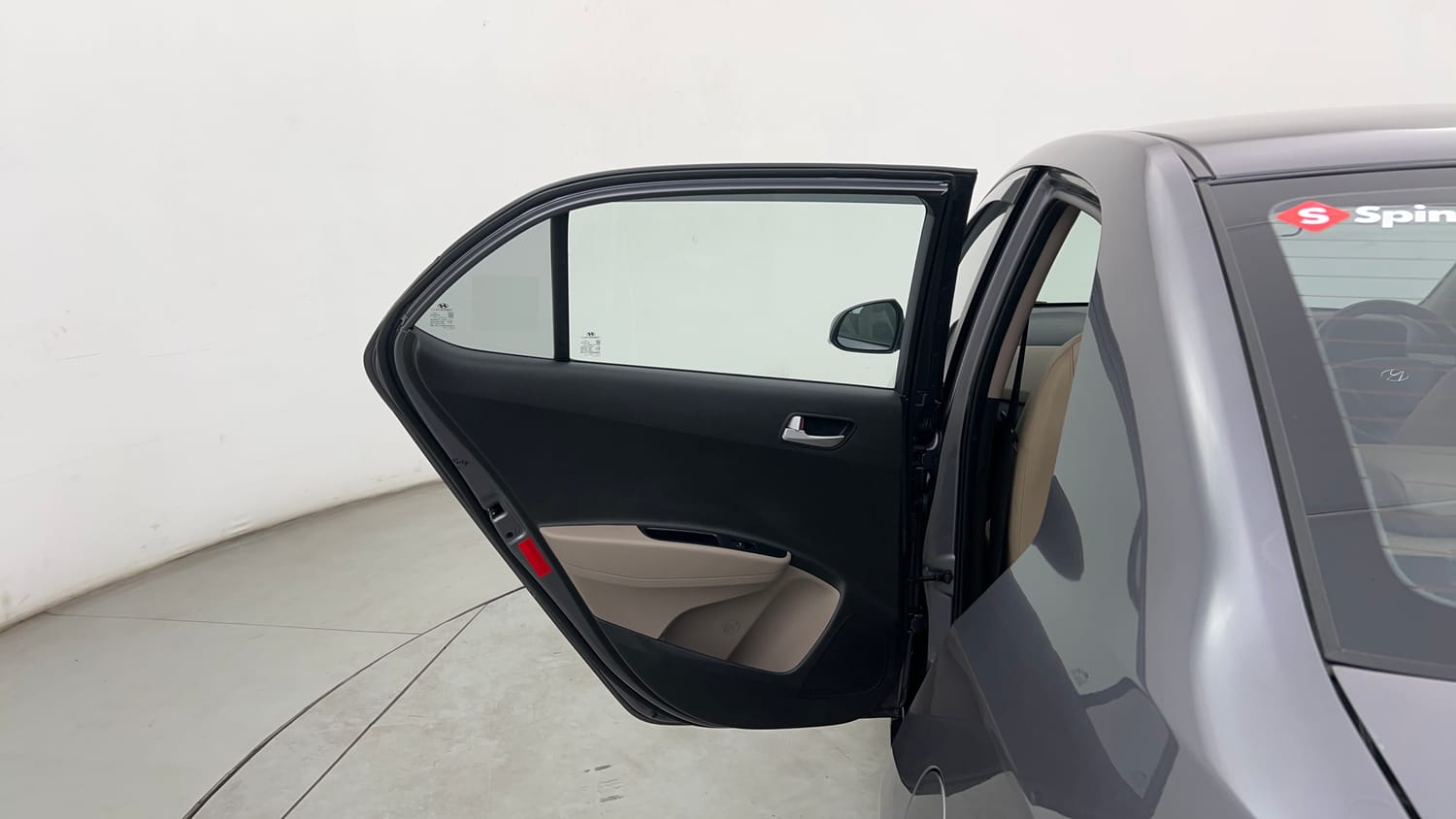 Used 2018 Hyundai Xcent SX (O) Petrol Manual interior LEFT REAR DOOR OPEN VIEW