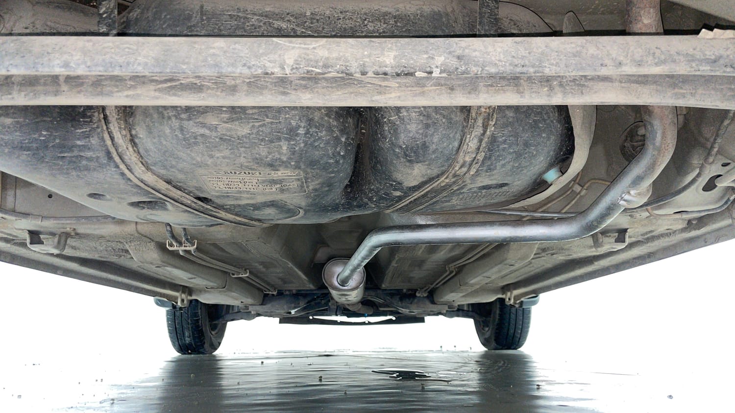 Used 2016 Maruti Suzuki Celerio VXi Petrol Manual extra REAR UNDERBODY VIEW (TAKEN FROM REAR)
