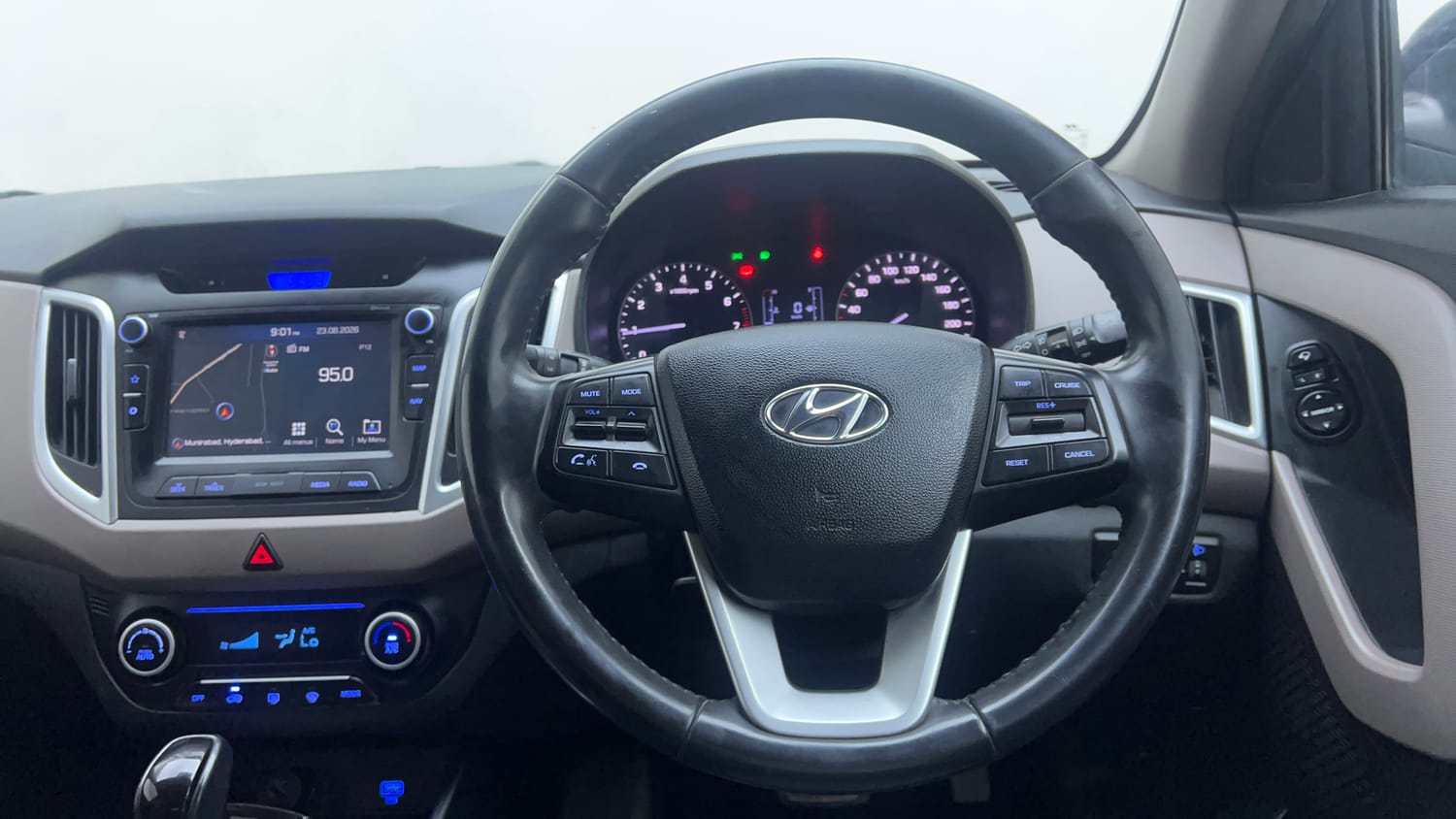 Used 2019 Hyundai Creta SX 1.6 AT Petrol Petrol Automatic interior STEERING VIEW