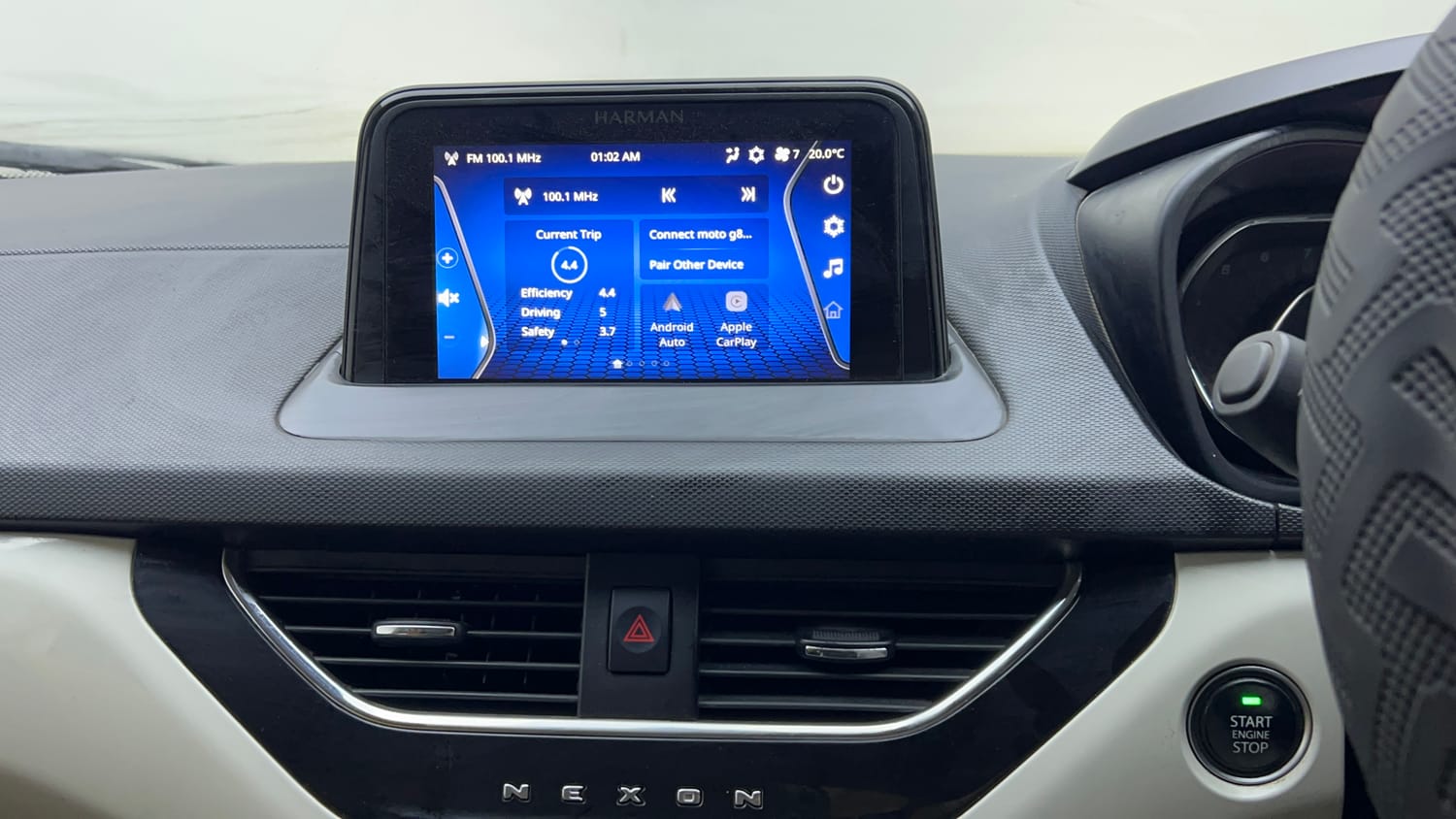 Used 2023 Tata Nexon XZA Plus Petrol Automatic top_features Integrated (in-dash) music system